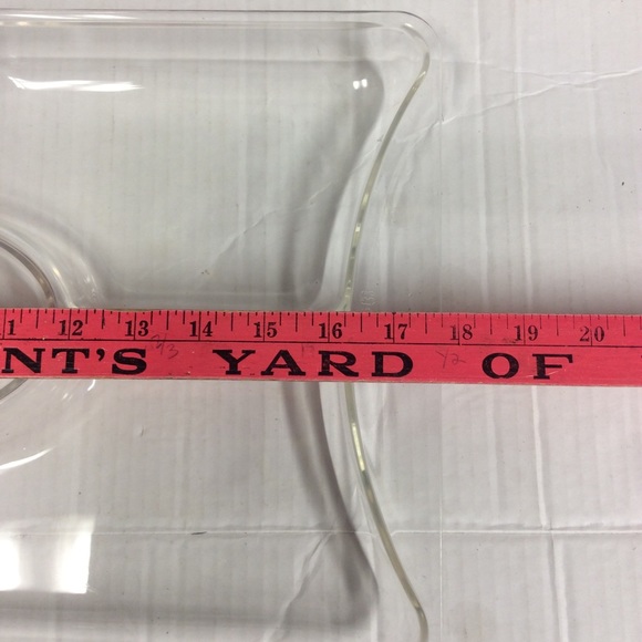 guzzini New Vintage Clear Plastic Chip n Dip Tray - Picture 9 of 9